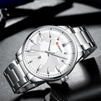 CURREN Original Brand Stainless Steel Band Wrist Watch For Men With Brand (Box & Bag)-8366