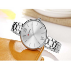CURREN Original Brand Stainless Steel Band Wrist Watch For Couples With Brand (Box & Bag)