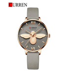 CURREN Original Brand Leather Straps Wrist Watch For Women With Brand (Box & Bag)-9061