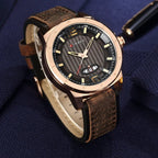 CURREN Luxury Watch Leather-8293