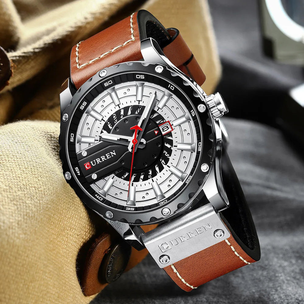 CURREN Watches Leather-8374