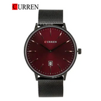 CURREN Original Brand Stainless Steel Band Wrist Watch For Men With Brand (Box & Bag)-8302