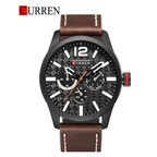 CURREN WATCHES  CURREN Original Brand Leather Straps Wrist Watch For Men With Brand (Box & Bag)-8247