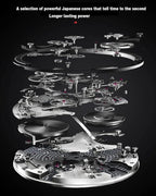 Men's Creative 3D Car Wheel Rotating Wrist Watch