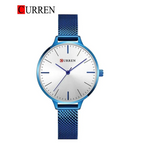 CURREN Original Brand Stainless Steel Band Wrist Watch For Women With Brand (Box & Bag)-9022